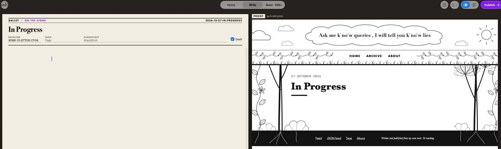 Publishing/Reading app